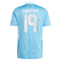 Camisa de Futebol Bélgica Johan Bakayoko #19 Equipamento Secundário Europeu 2024 Manga Curta